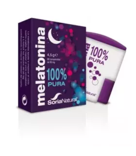 Suplemento de melatonina para mejorar el sueño y aliviar el jet lag.