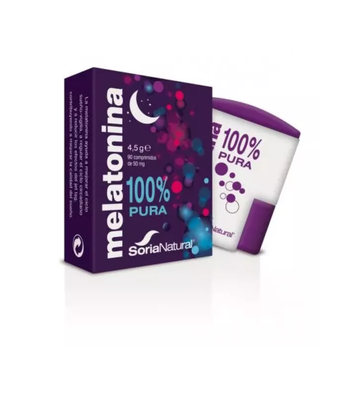 Suplemento de melatonina para mejorar el sueño y aliviar el jet lag.