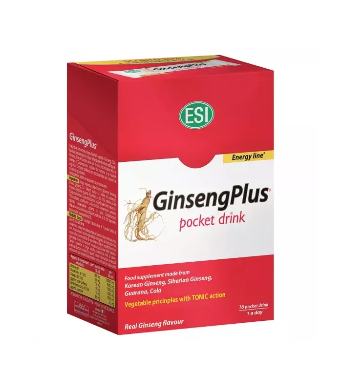 Imagen del complemento reconstituyente con Ginseng