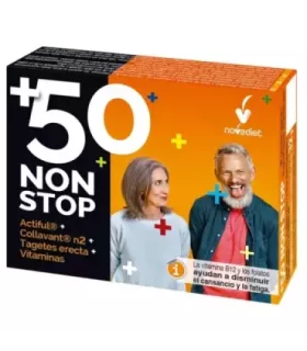 Suplemento +50 Non Stop de Novadiet para aumentar energía