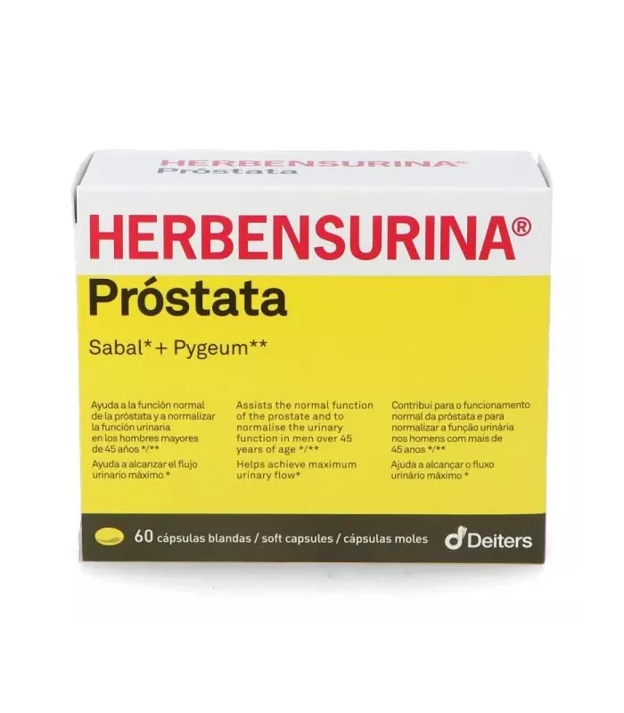 Imagen de un producto natural para mejorar la función prostática y urinaria en hombres mayores de 45 años