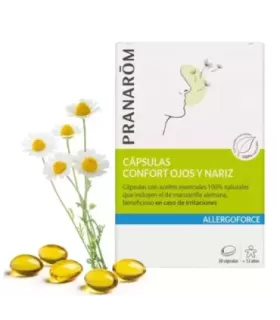 Cápsulas de confort para ojos y nariz con aceites esenciales naturales