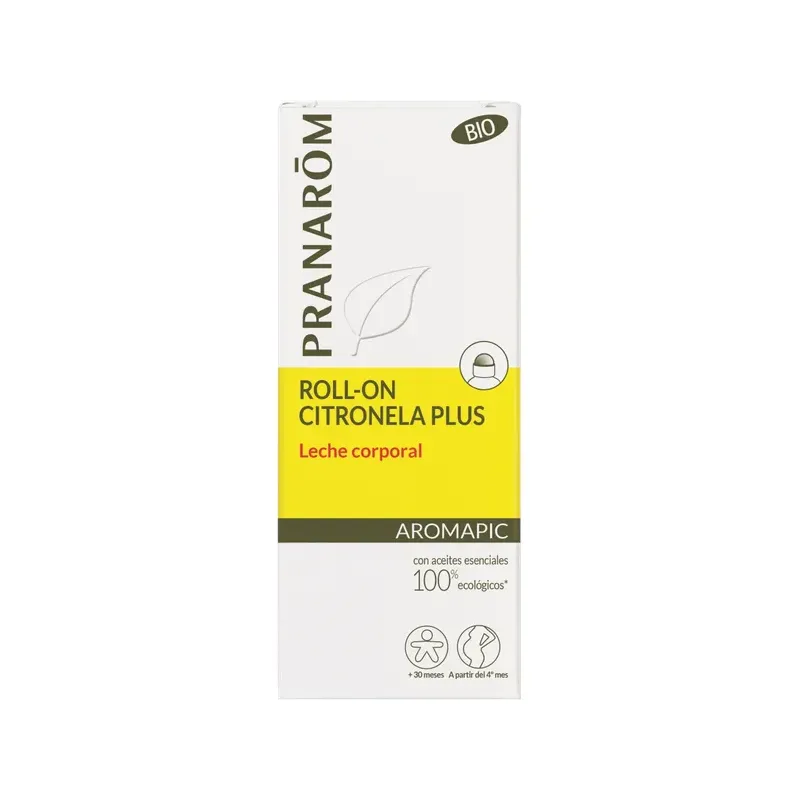 ROLL-ON CITRONELA PLUS - LECHE CORPORAL AROMAPIC 75 ML