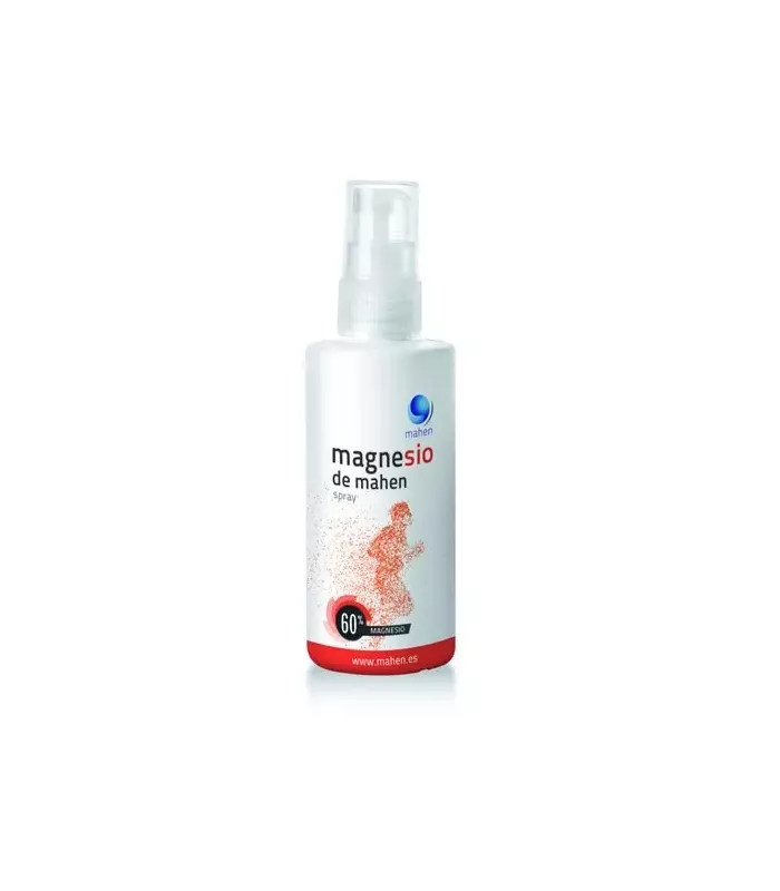 Spray de Magnesio de Mahen para aliviar dolores musculares y articulares.