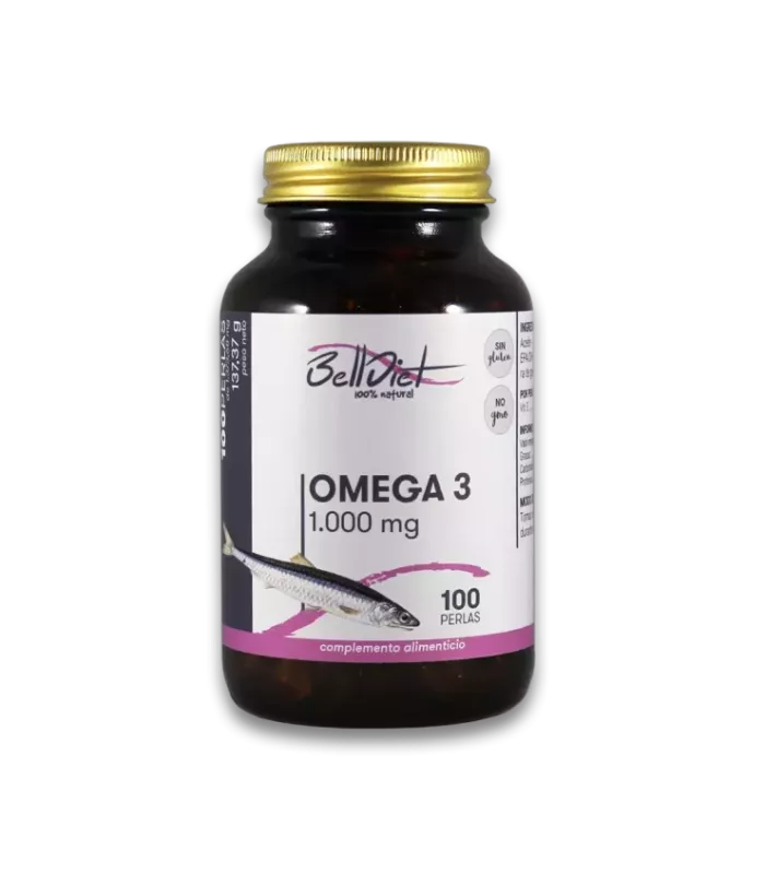 Imagen de un suplemento de Omega 3 que ayuda a reducir colesterol y triglicéridos.
