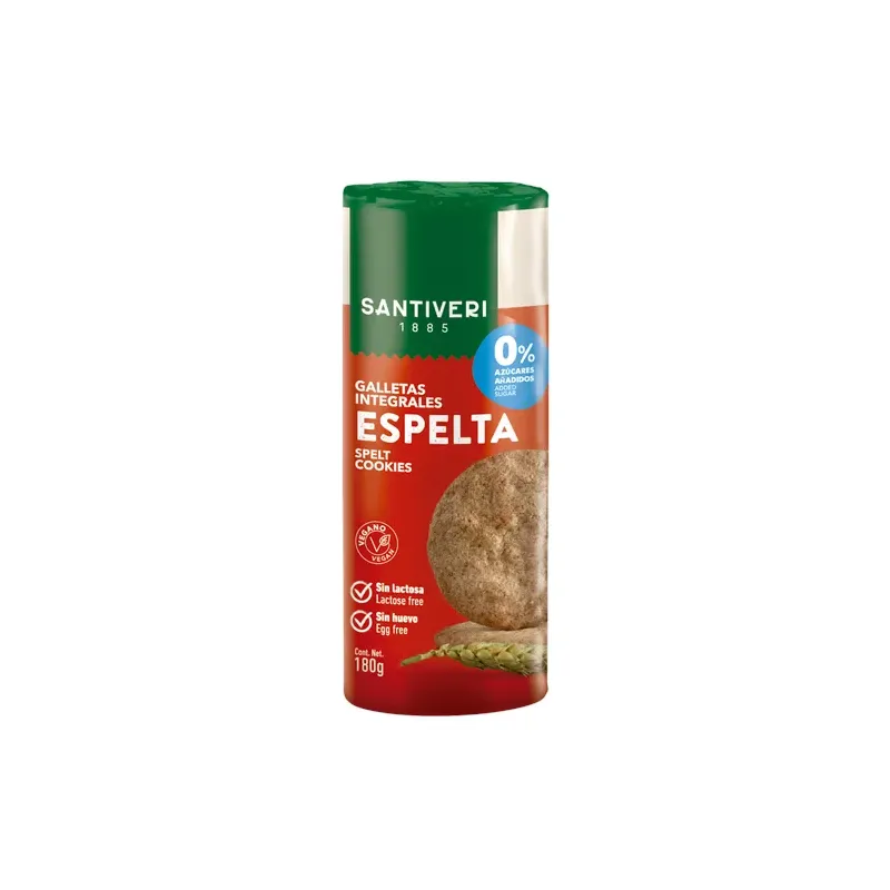 GALLETAS INTEGRALES ESPELTA 0%
