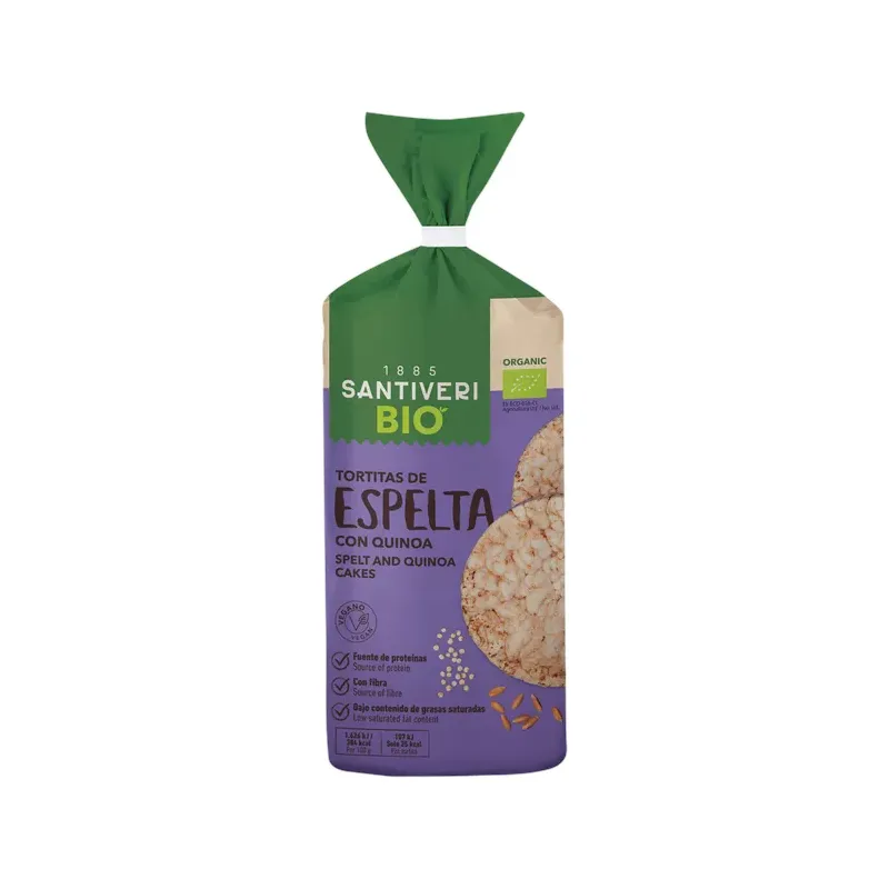 TORTITAS ESPELTA+QUINOA BIO