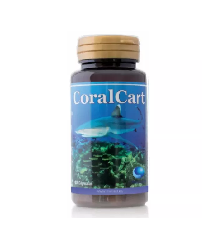 Imagen de un suplemento de coral marino y cartílago de tiburón