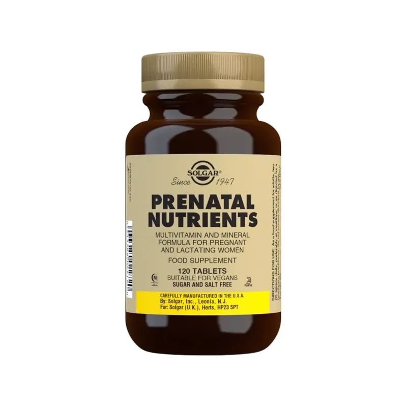 NUTRIENTES PRENATALES. COMPRIMIDOS.