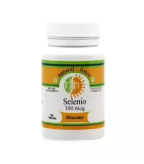 Imagen de un suplemento de selenio que apoya la salud reproductiva y el mantenimiento del cabello y uñas.