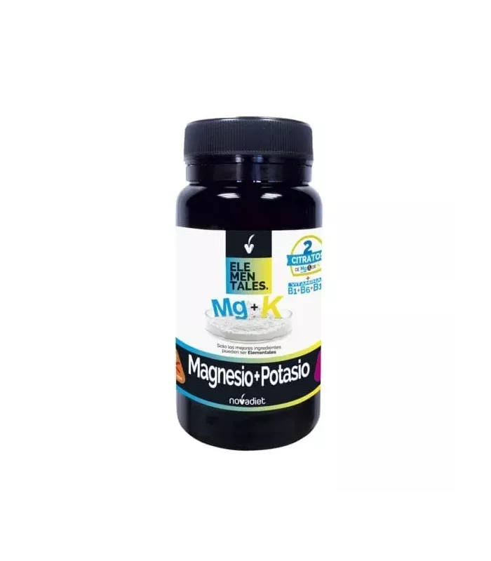 Suplemento de Magnesio y Potasio con vitaminas B1