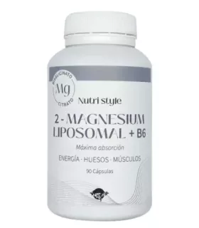 Suplemento de Magnesio liposomado con Vitamina B6 para máxima absorción y eficacia.
