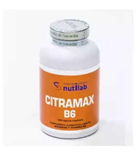 Cápsulas de citrato de magnesio y vitamina B6