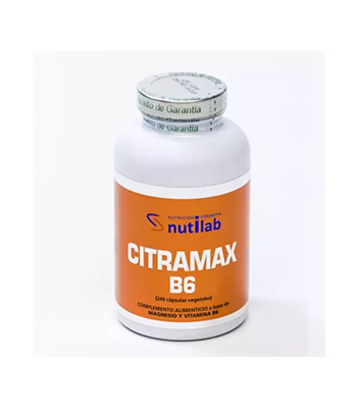 Cápsulas de citrato de magnesio y vitamina B6