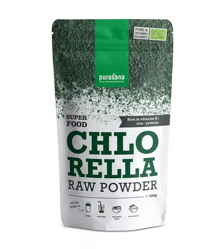 Imagen de Alga Clorela en polvo 100% natural y ecológica