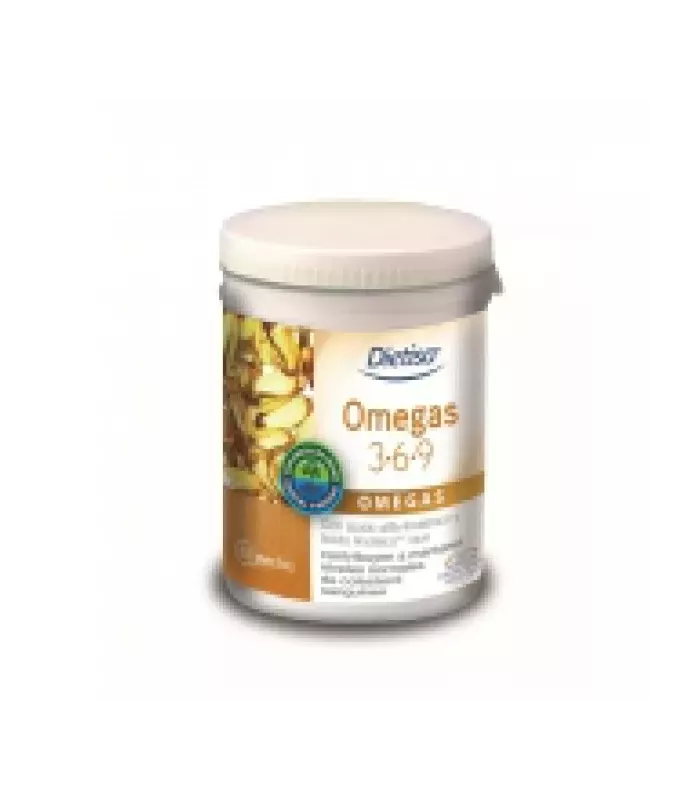 Imagen de complemento alimenticio Omega 3 para el corazón.