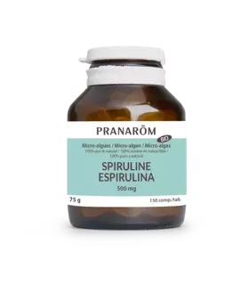 Espirulina vista al microscopio