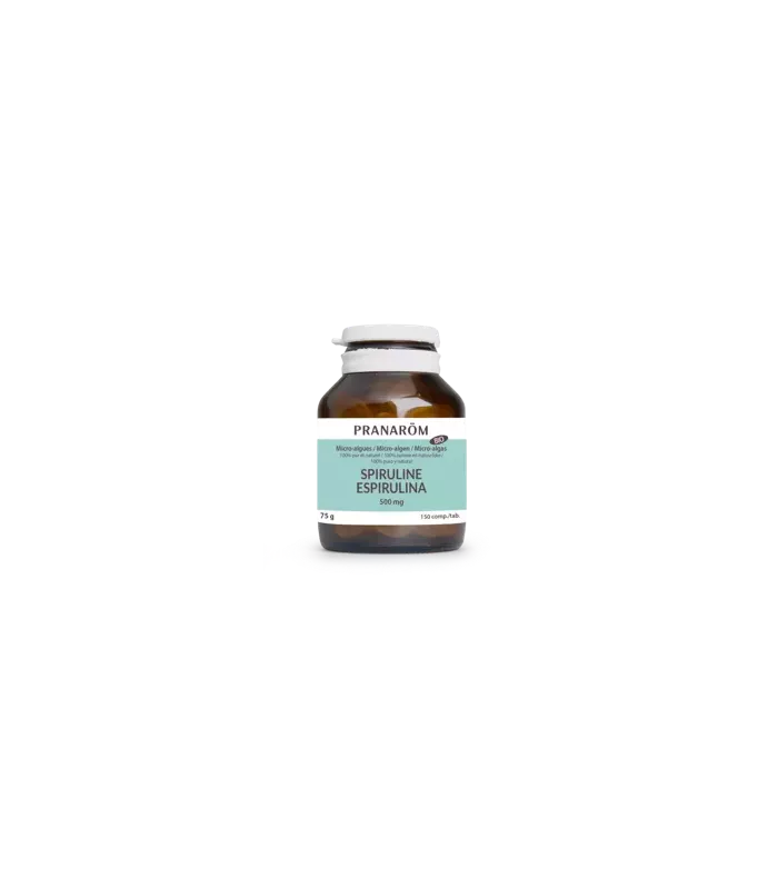 Espirulina vista al microscopio