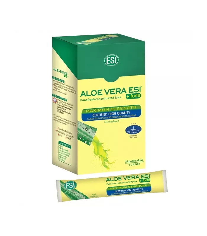Imagen de zumo concentrado de aloe vera ESI en formato pocket drink