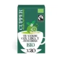 TÉ VERDE CON LIMA Y JENGIBRE  BIO,
