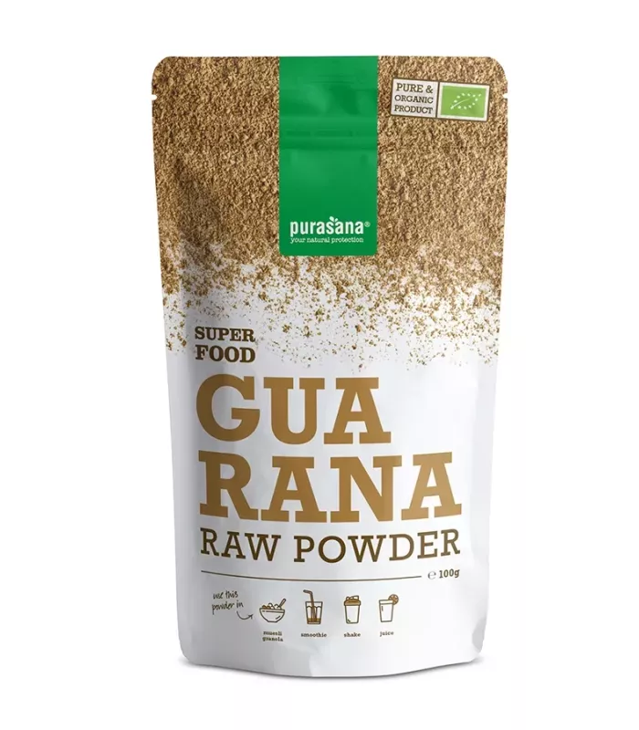 Guaraná en polvo bio de Purasana