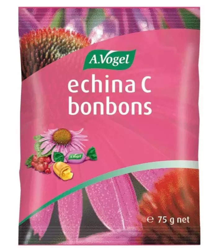 Bonbons de Echinacea rellenos con grosella negra y vitamina C natural
