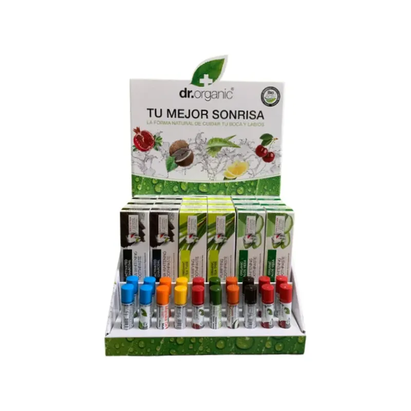 EXPOSITOR LABIALES Y PASTA DE DIENTES VACIO