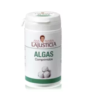 Imagen de un complemento alimenticio con algas fucus en polvo y extracto.