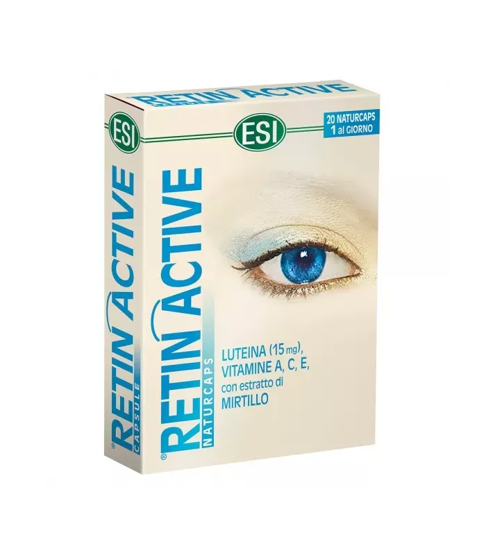 Suplemento natural para la salud ocular con vitaminas A