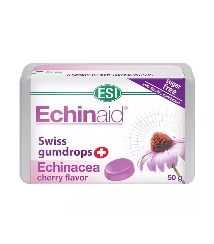 Caramelos gomosos de Equinácea y Vitamina C para fortalecer el sistema inmunitario.