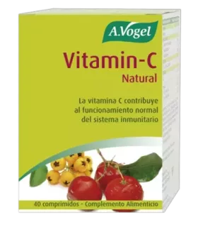 Comprimido de 100 mg de vitamina C natural