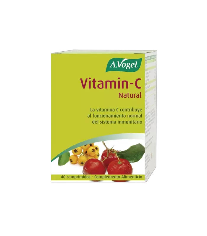 Comprimido de 100 mg de vitamina C natural