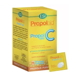 Tabletas efervescentes de Vitamina C con Propóleo y Zinc