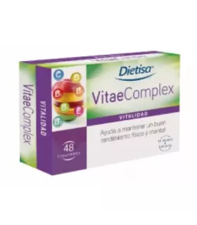 Suplemento alimenticio con vitaminas y minerales para el bienestar físico y mental.