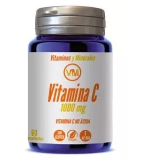 Imagen de un frasco de Vitamina C que apoya el funcionamiento del sistema inmunológico.